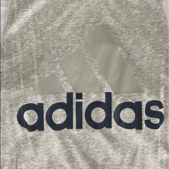 Adidas Gray Racerback Tank S - Picture 2 of 3